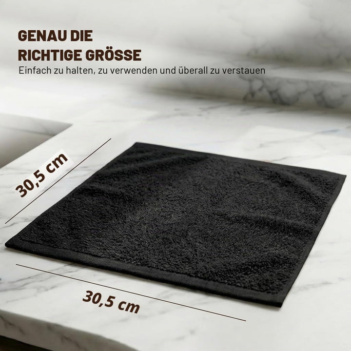 Utopia Towels Baumwoll-Waschlappen-Set – 100 % ringgesponnene Baumwolle, Premium-Qualität Flanell-Wa