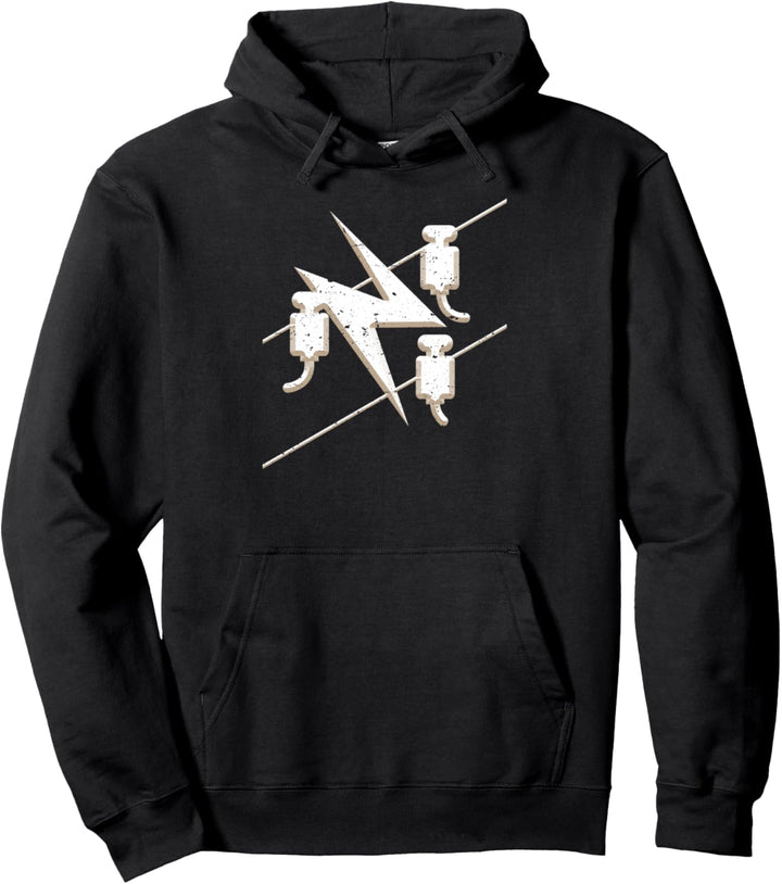 Cooles Elektriker Handwerk Zunftzeichen Pullover Hoodie