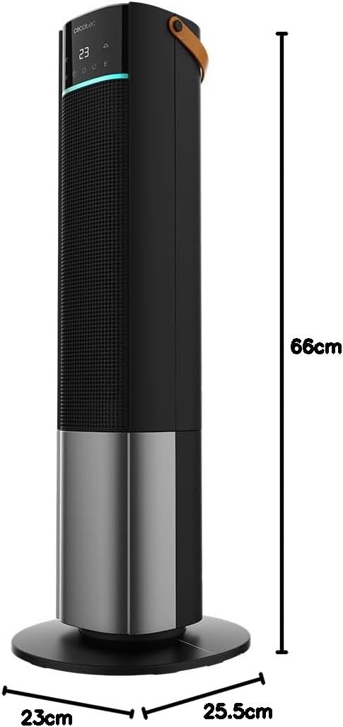Cecotec Keramik-Heizlüfter ReadyWarm 2070 Max, 2000W, Digitalanzeige, Touch- und Fernbedienung, Oszi