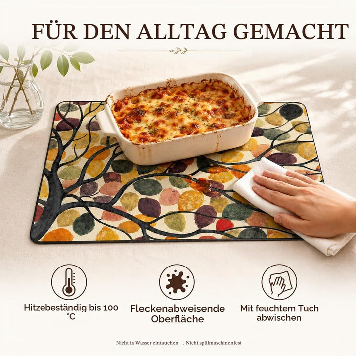 Pimpernel Tischsets, MDF mit Kork-Rückseite, Motiv tanzende Zweige, 16 x 20 Zoll, mehrfarbig, 4er-Se