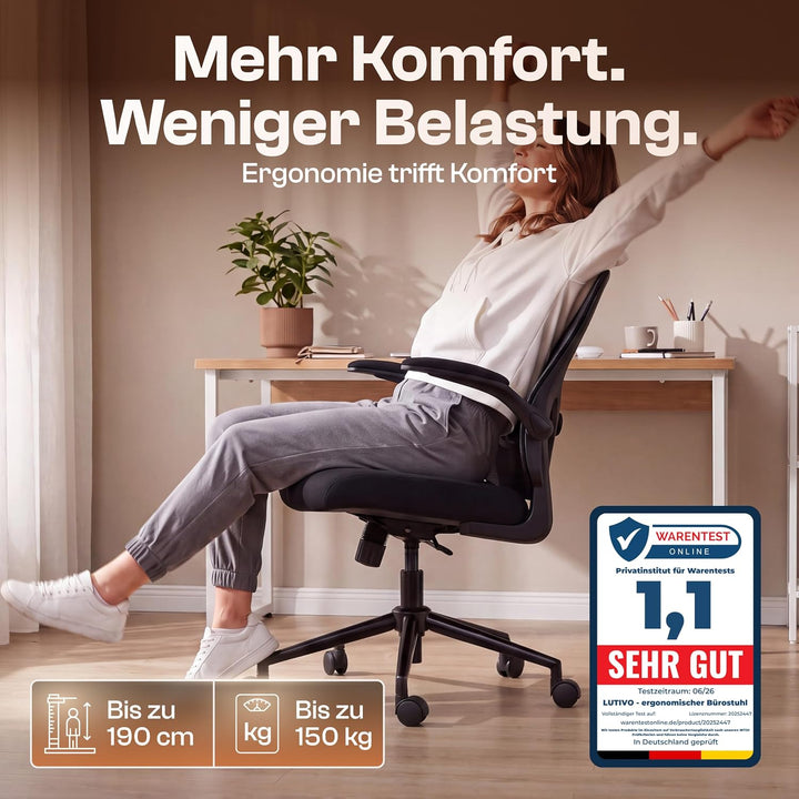 Delta Bürostuhl Ergonomisch Schreibtischstuhl, Delta