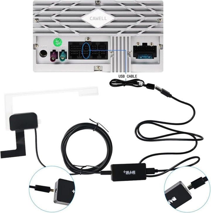 DAB+ Digitaladapter, nur passend für 8667 CAWELL Produkte