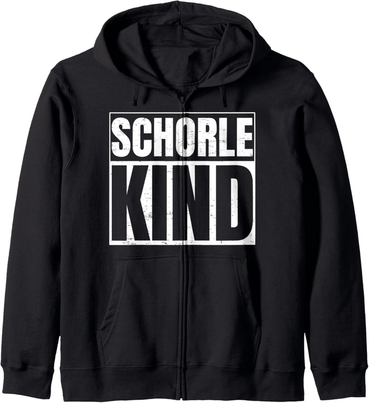 Schorlekind Geschenk für Weinfest Fans Kapuzenjacke