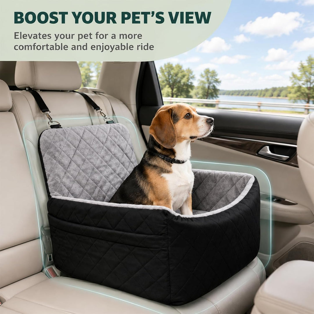 Hunde Autositz für kleine bis mittlere Hunde, Abnehmbarer Hundesitz Auto