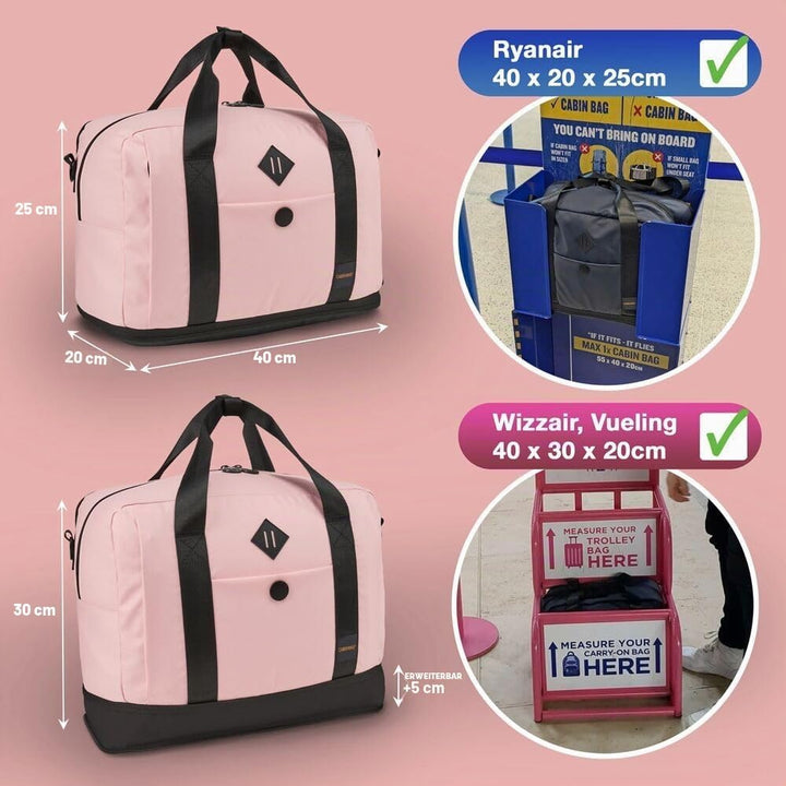 Cabin Max Handgepäck Rucksack Reiserucksack Ryanair Handgepäck 40x30x20 24L 24L-40x30x20cm Marshmall