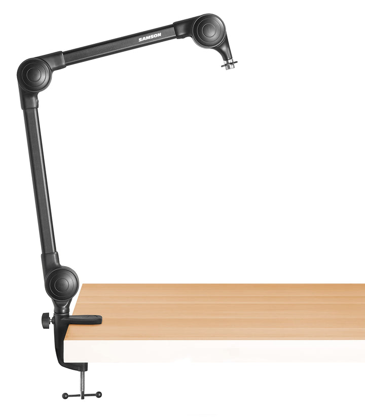 SAMSON Technologies MBA26 Mikrofonarm für Podcasting und Streaming, 66 cm (26 Zoll), schwarz Tischst