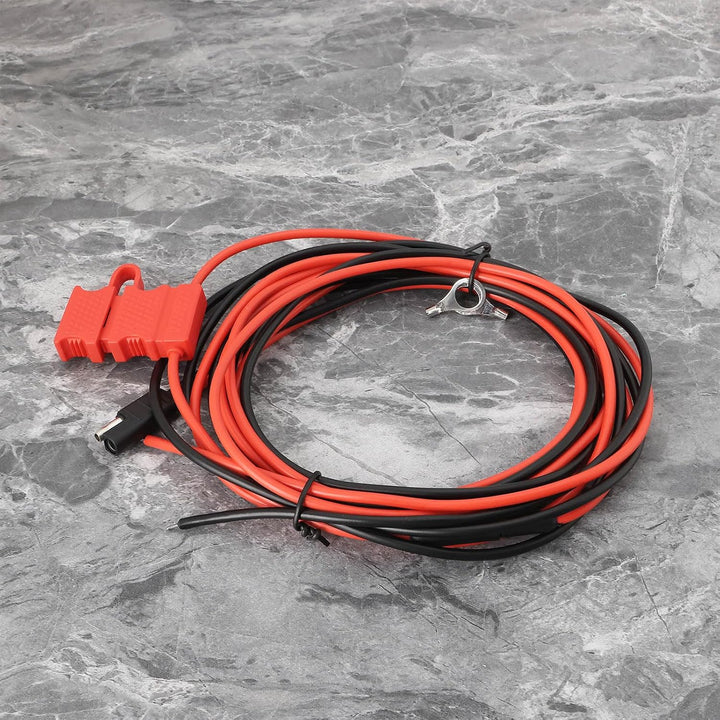 OTOTEC HKN4137 Radio-Stromkabel, 12 V, Mobilfunk-Netzkabel mit Inline-Sicherung und Klemmen, HKN9402