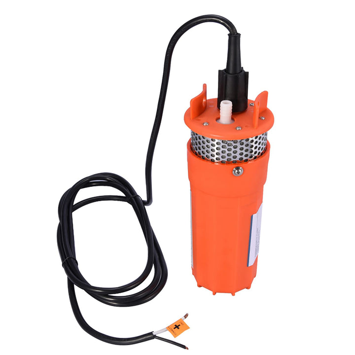 CHICIRIS Tauchbrunnenpumpe, 12 V DC, Solarbetriebene Wasserpumpe, 1/2 Zoll Auslass, 30 M Tief, Edels