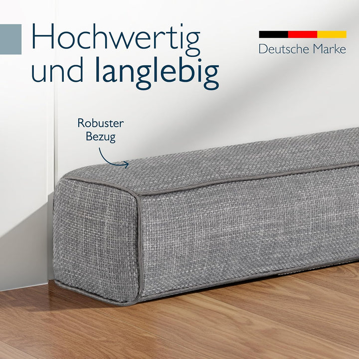 Beautissu Magnetischer Zugluftstopper für Türen 90cm – Wärmeschutz &amp; Kälteschutz Türluftstopper mit