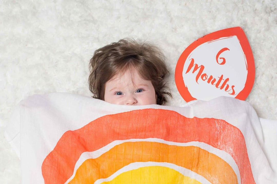 Lulujo Baby erstes Jahr Meilensteindecke und Karten Set A Dream Come True. Ein Traum Wird Wahr, Ein