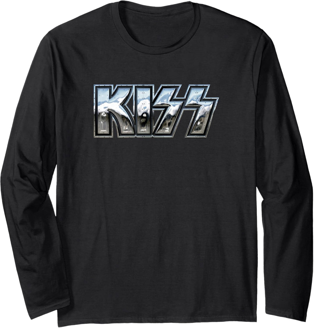 KISS - Schwermetall-Logo Langarmshirt