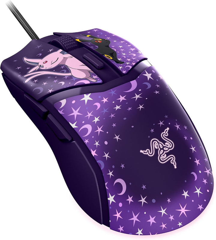 Razer Cobra Pokémon Espeon &amp; Umbreon Edition - Leichte kabelgebundene Gaming-Maus mit Chroma RGB - 5