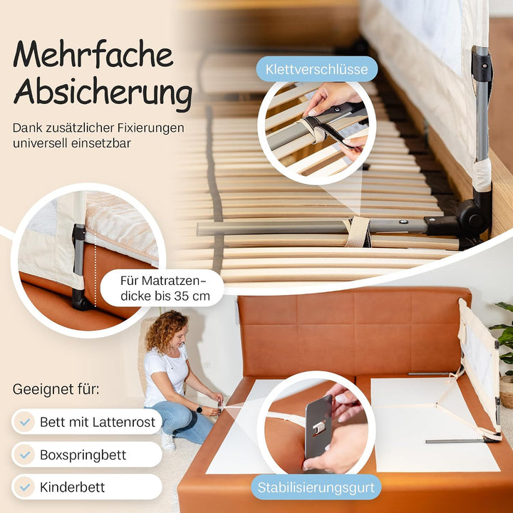 Rausfallschutz Bett Faltbar, 45x90, 45x90
