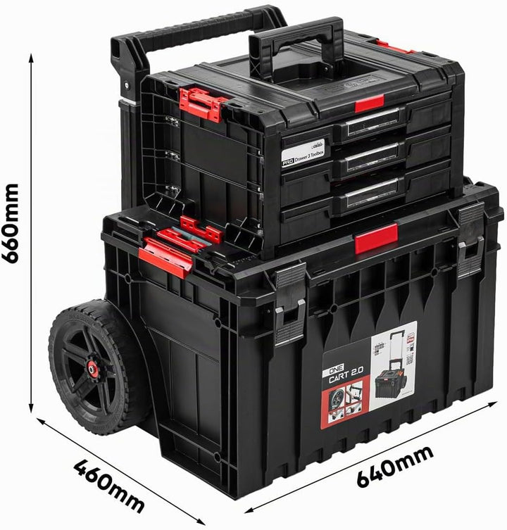 PAFEN Rollende Werkstatt Werkstattschublade - Premium Werkzeugtrolley - Werkzeugkasten auf Rädern 64
