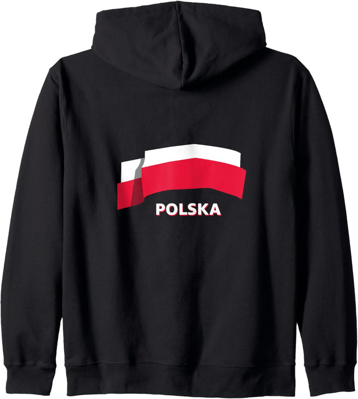 Flagge Polen Kapuzenjacke