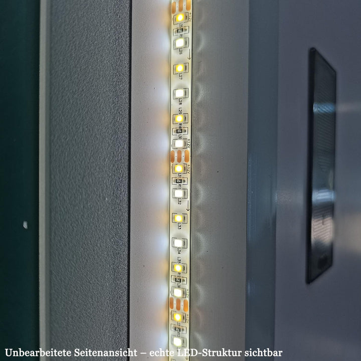 LED Spiegel Bad mit Bluetooth 50x70 cm – Badezimmerspiegel mit Beleuchtung, Dimmbar, Warmweiss &amp; Kal