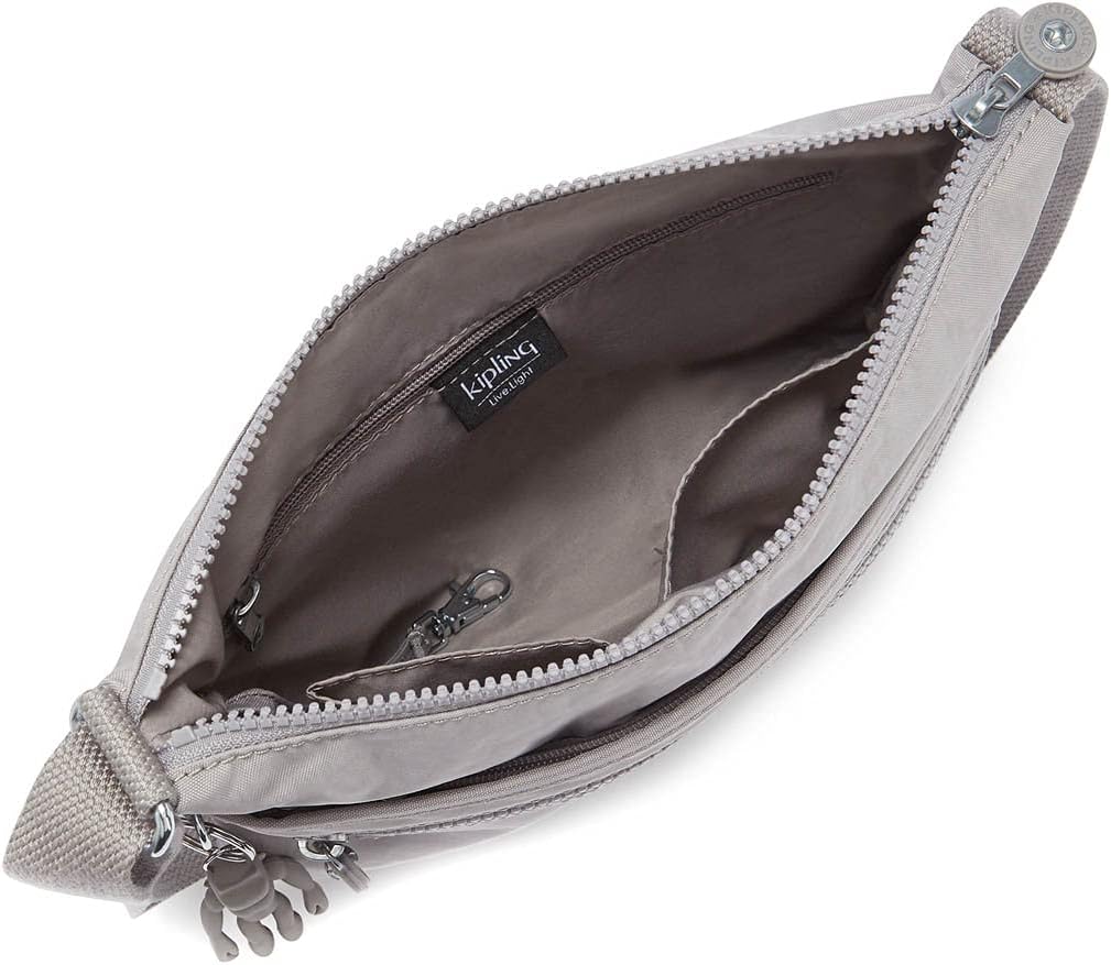 Kipling Unisex-Adult ARTO Crossbody, Grau, Einheitsgrösse Grey Gris, Grey Gris