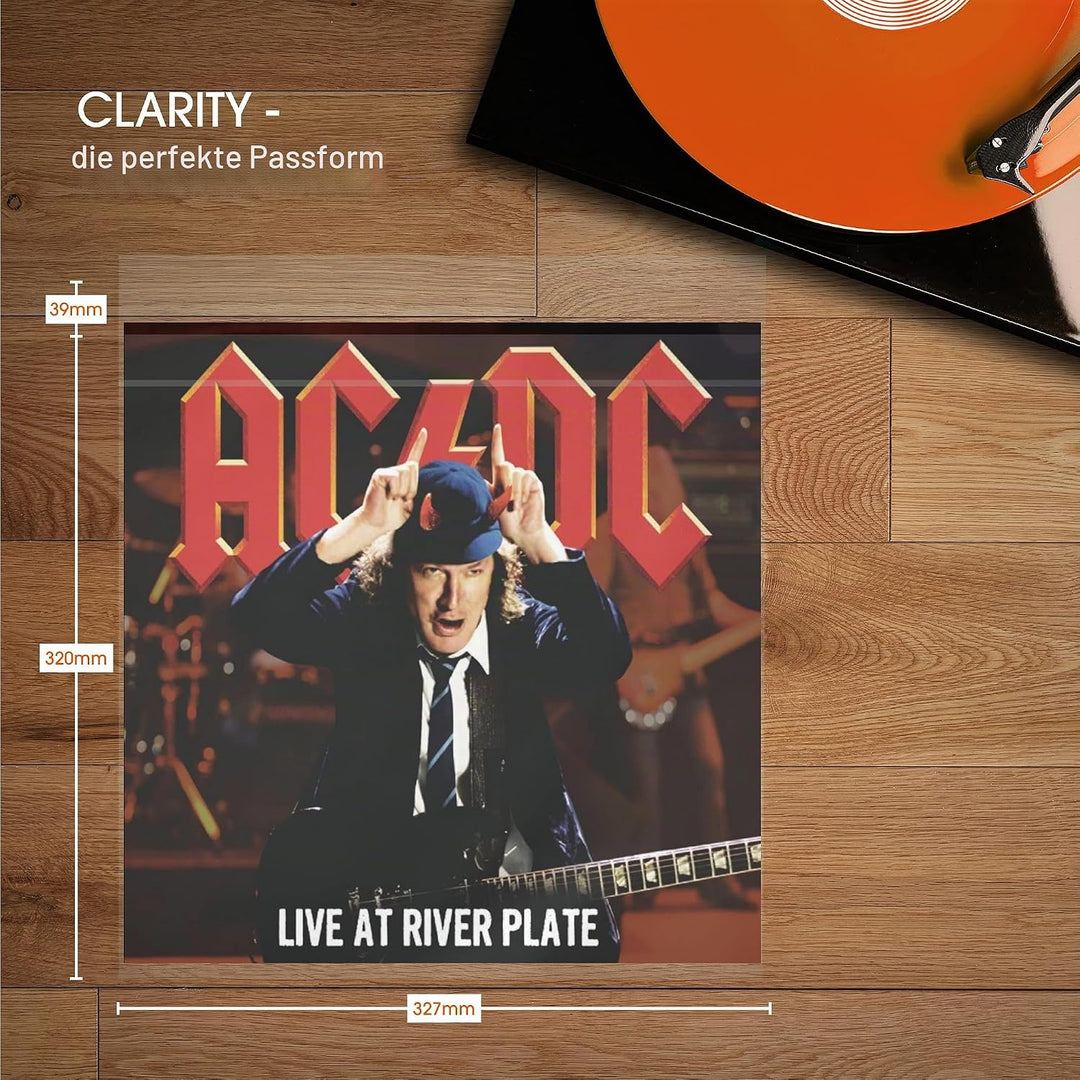 SPINCARE 50x Triple Schallplatten Hüllen | Für Meisten 1-2 Gatefold-LPs | Super Klar Und Wiederversc