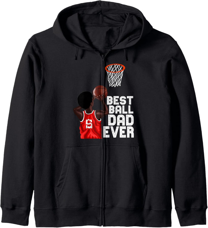 Bester Ball Papa Basketball Vatertag Kapuzenjacke