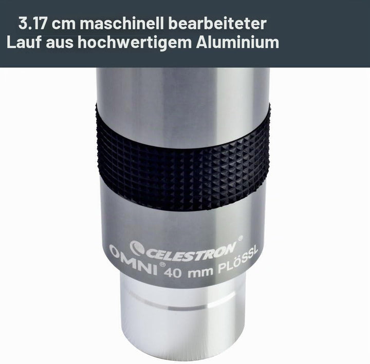 Celestron 93325 1-1/4-40 mm Omni Serie Okular, 40 mm