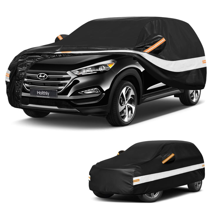 Autoabdeckung SUV Passend für Hyundai Tucson（2013-2026） 10 Schichten Vollgarage Auto Abdeckplane 100