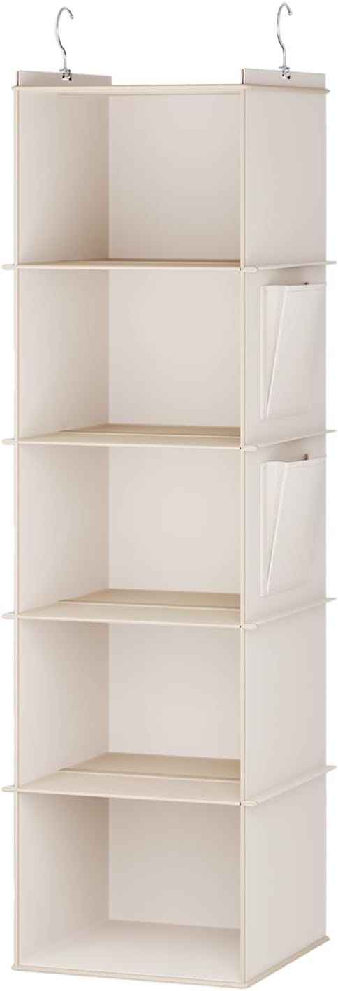 YOUDENOVA Hängeregal Stabiler Kleiderschrank Organizer Hängeaufbewahrung Schrankorganizer Hängeorgan