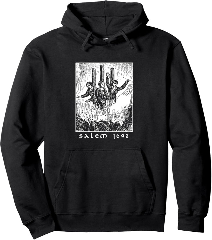 Salem 1692 Witch Trials Witchcraft Wicca Halloween Pullover Hoodie
