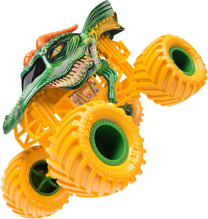 Monster Jam, Official Dragon Monster Truck, Collector Die-Cast Vehicle, 1:24 Scale, Kids Toys for Bo