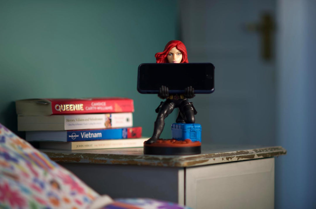 Cableguys Marvel Black Widow Controller Halter &amp; Handy Ständer - Gaming Zubehör für Zimmer und Schre