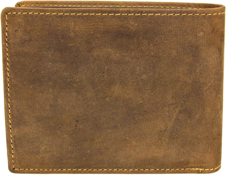 Greenburry Vintage Geldbörse Royal Stag braun mit Hirsch Prägung Grau, Grau