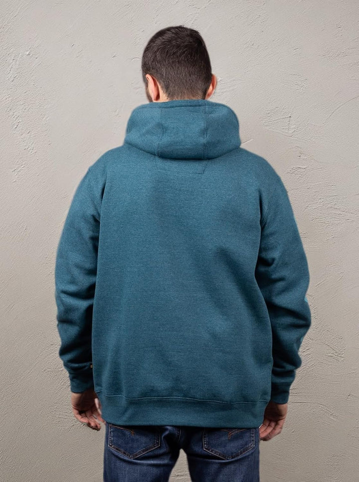 Caterpillar Herren Trademark Banner Kapuzen-Sweatshirt Kapuzenpullover M Mallard, M Mallard