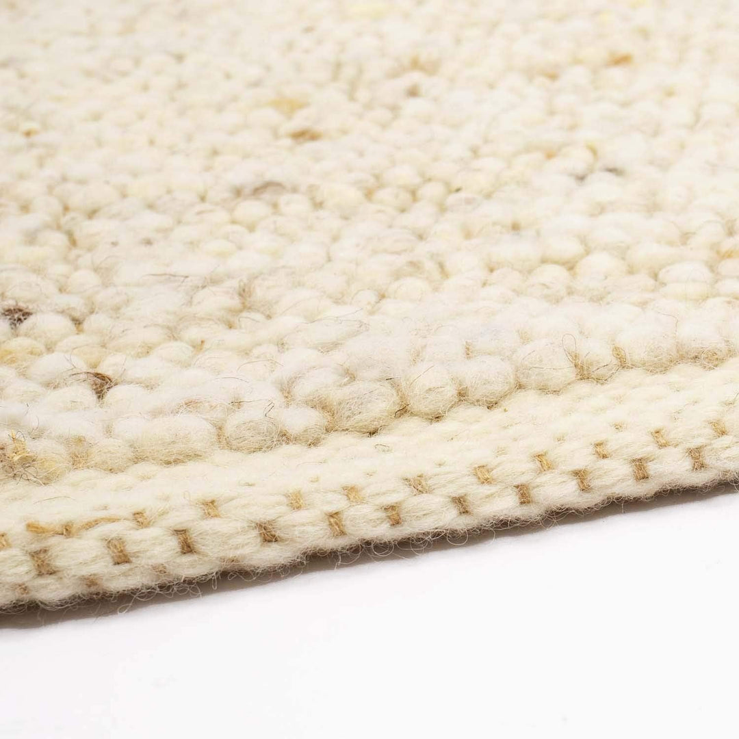 Taracarpet Handweb-Teppich Oslo Wolle im Skandinavischem Landhaus Design Wohnzimmer Esszimmer Schlaf