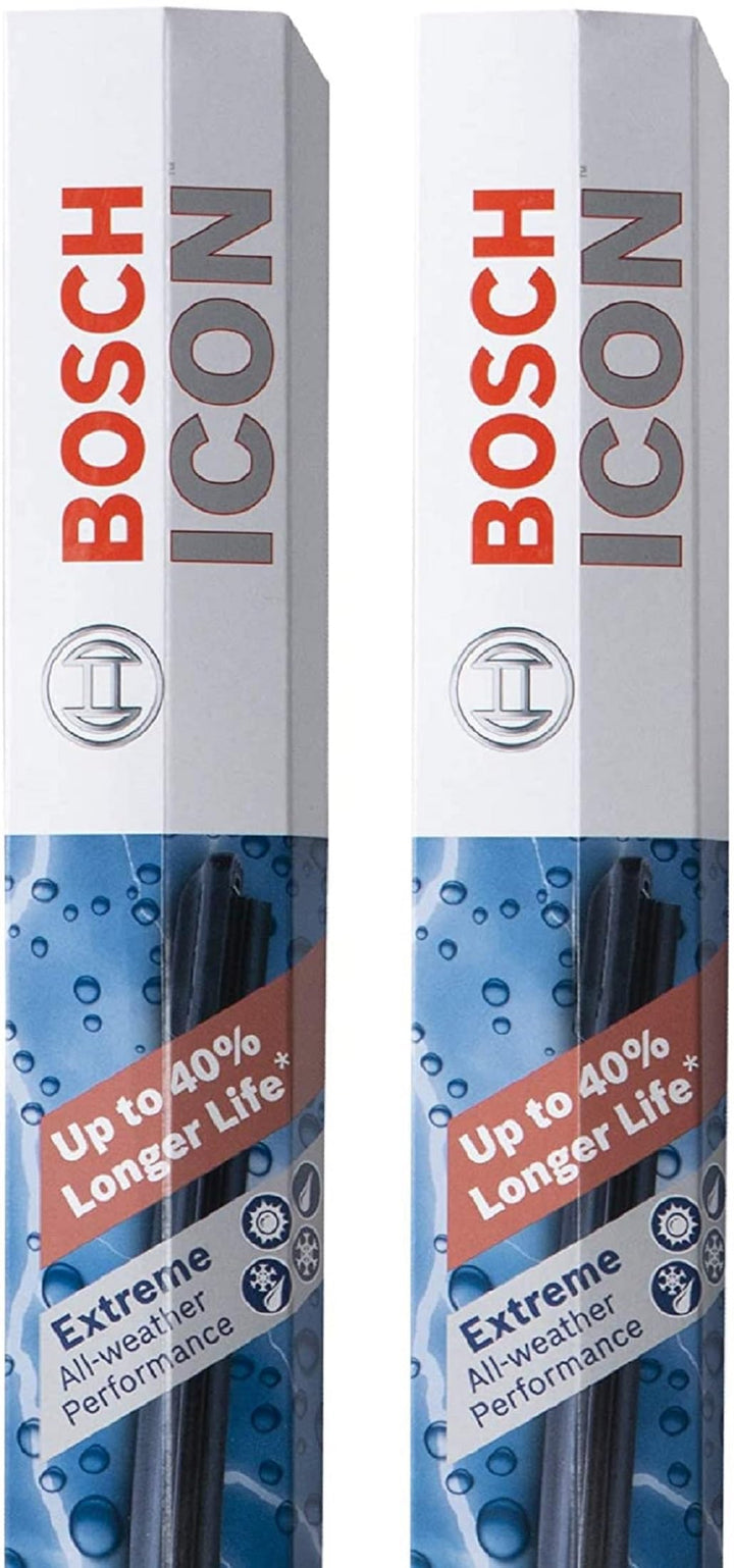 Bosch 24OE20OE ICON Beam Wischerblätter – Fahrer- und Beifahrerseite – Set mit 2 Blättern (24OE &amp; 20