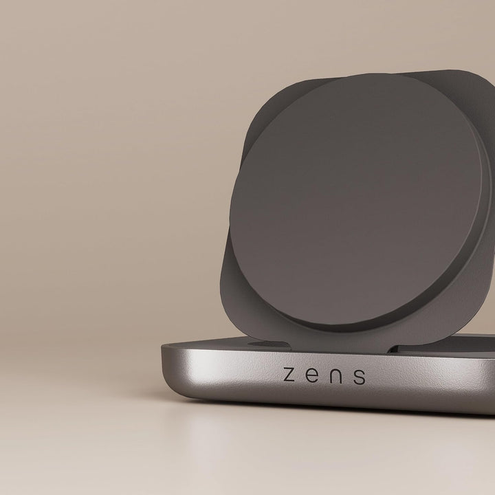 Zens 15W Magnetic Nightstand Wireless Charger (2026), Schwarz, Schwarz