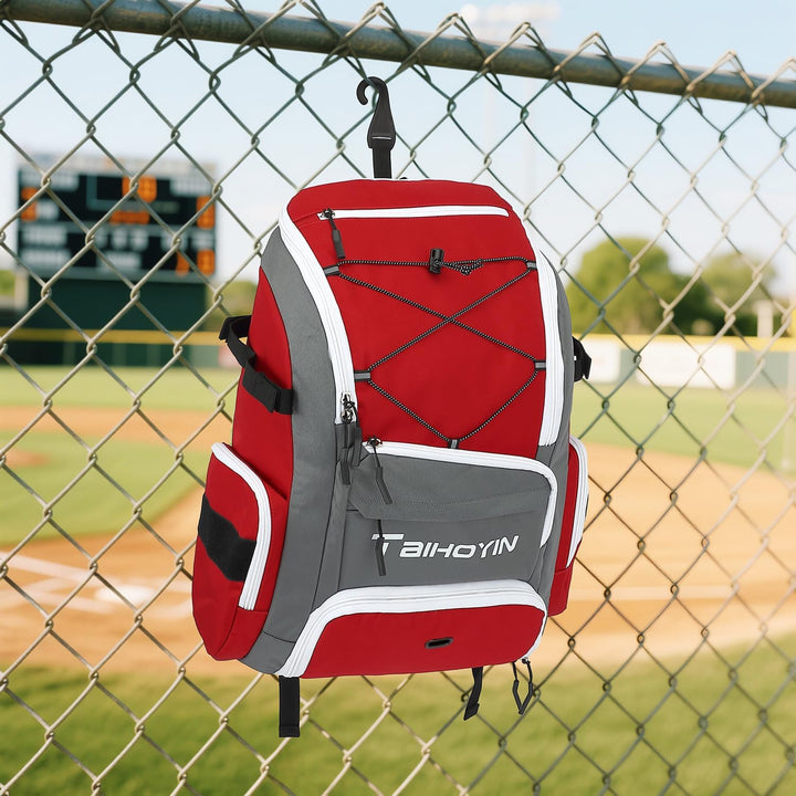 Sportrucksack Damen 35L mit Schuhfach, Nassfach und Laptopfach Wasserdicht Gym/Baseball/Strand/Schwi