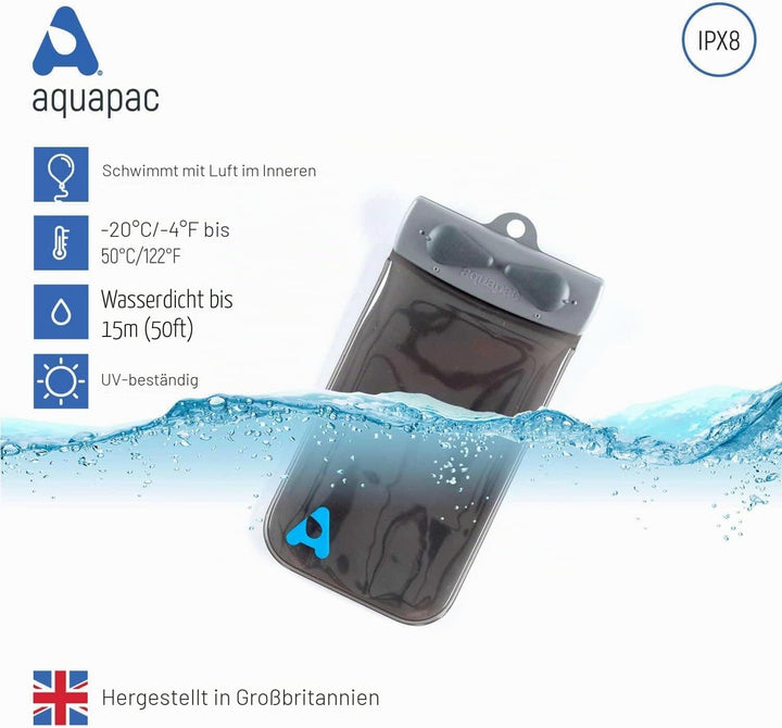 Aquapac Keymaster wasserdichte Autoschlüsseltasche zum Schwimmen, Surfen oder Kajakfahren Blau, Blau