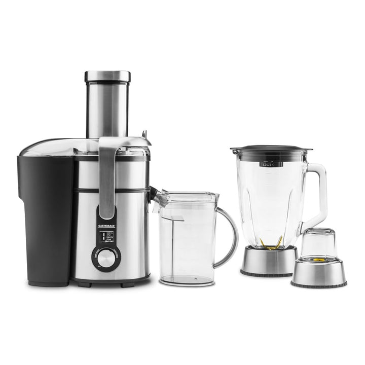 GASTROBACK 3 in 1 Design Multi Juicer mit 1300 Watt Profi-Motor - Elektrischer Entsafter, Standmixer