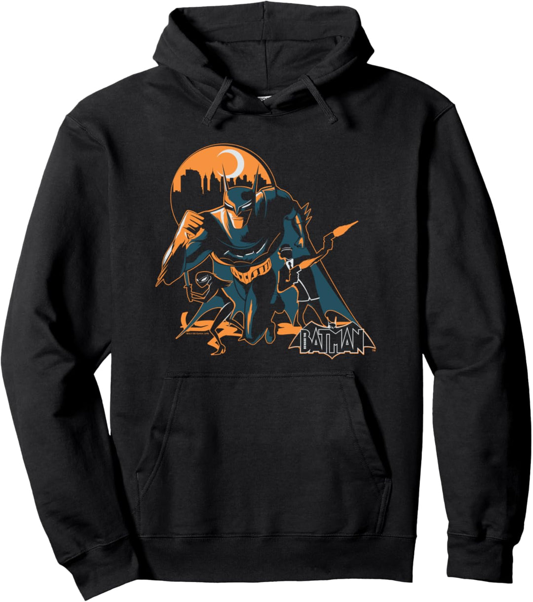 Beware the Batman Cityscape Pullover Hoodie