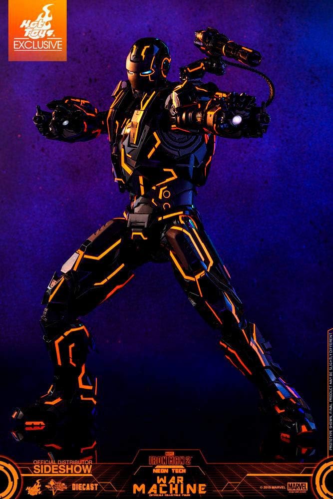 Hot Toys 1:6 Neon Tech War Machine Exclusive - Ltd Edition
