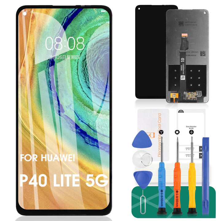 SRJTEK Kompatibel für Huawei P40 Lite 5G LCD Display Ersatzteile Assembly für CDY-NX9A Touch Screen
