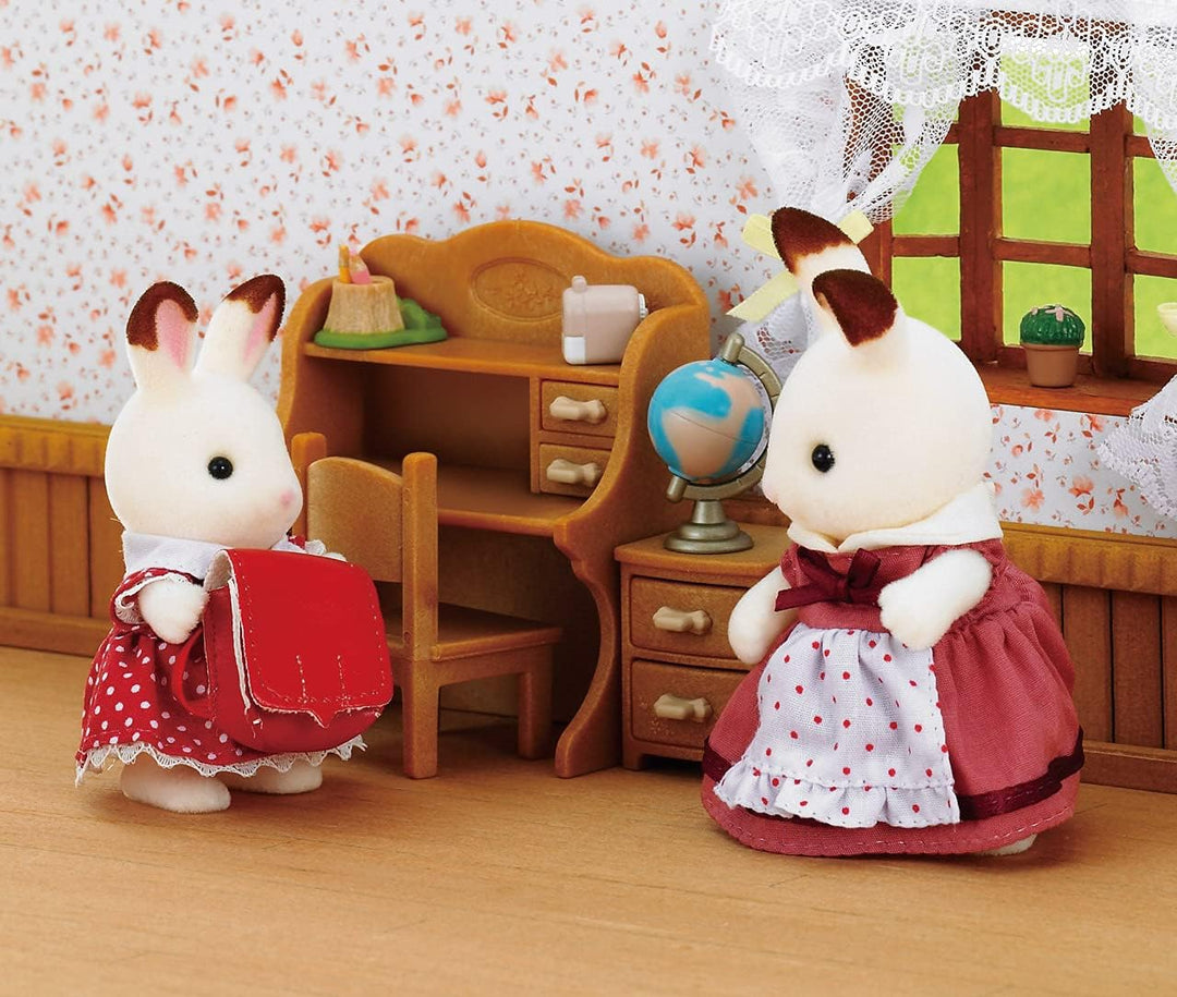 Sylvanian Families - 5016 - Schokoladenhasen Schwester mit Schreibtisch