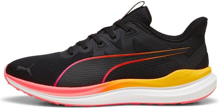 PUMA Unisex Reflect Lite Trail Road Running Shoe 37 EU Puma Black Sun Stream, 37 EU Puma Black Sun S