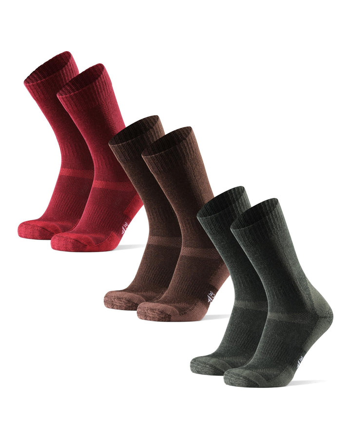 DANISH ENDURANCE Merino Wandersocken, Sommer Trekkingsocken, Merinowolle Socken, Atmungsaktiv &amp; Star