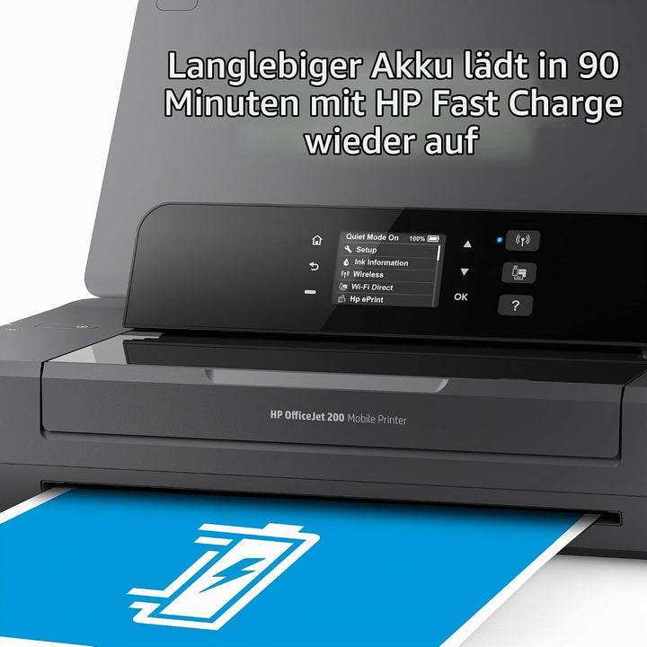 HP Officejet 200 Mobile Tintenstrahldrucker Farbe 4800 x 1200 DPI A4 WLAN