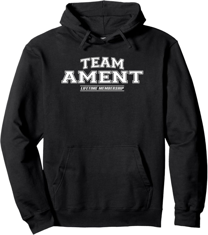 Team Ament | Stolzer Familiennachname, Nachname Geschenk Pullover Hoodie