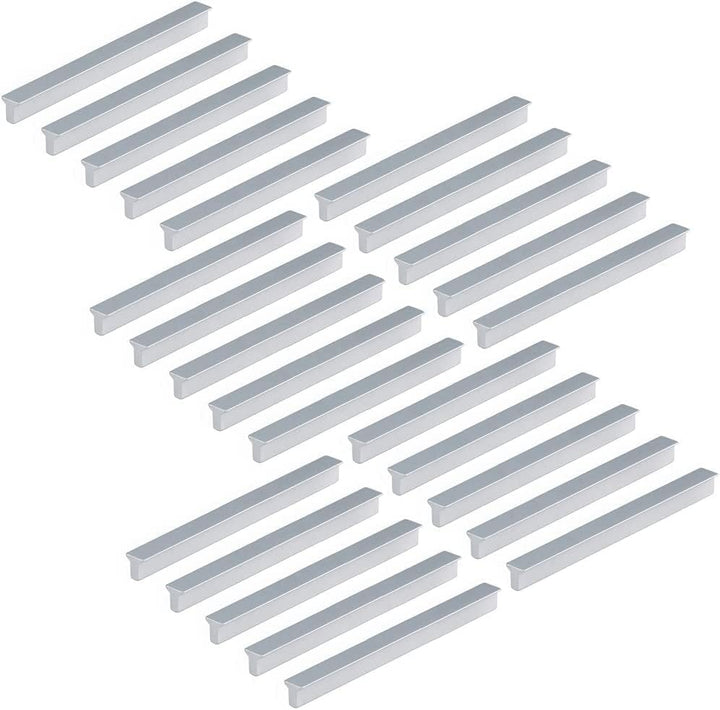 Emuca 9165962 Griffe für Möbelstück, CC 160mm, Aluminium, Matt eloxiert, 25 Stück, 160mm