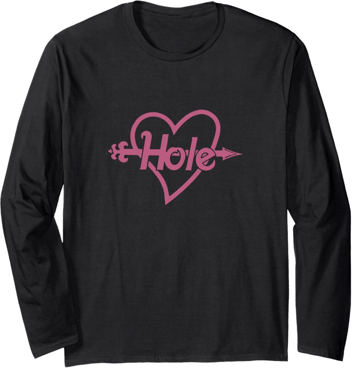 Hole - Arrow In Heart Logo Langarmshirt
