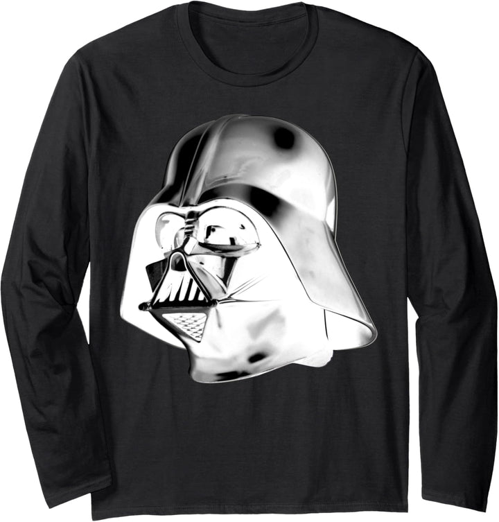 Star Wars Darth Vader Inverted Color Portrait Langarmshirt