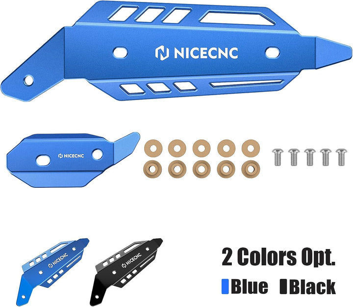 NICECNC Blue Mid Pipe Heat Shield blau, blau