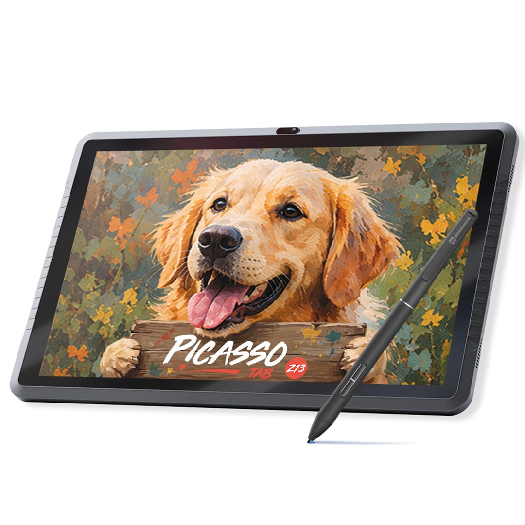 PicassoTab-Z13 Standalone EMR Zeichentablet, 8192 Druckstufen Akku‑freier Stift, Kein Computer Erfor